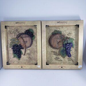 Artissimo Designs Grapes Burgundy Cabernet Wine Wall Decor Zachary Alexander